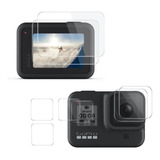 Kit Protector Vidrio Templado Gopro Hero 8 Black 3 Pcs