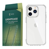 Capa Hprime Ligthcase Apple iPhone 14 Pro Tela 6.1 Cor Transparente