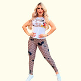 Conjunto Lycra Colombiana Mallas Y Blusas Subliamada Diseños