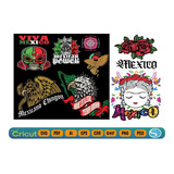 Viva México Vector V4  Amor A La Mexicana Vectores Editables