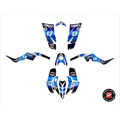 Personalizado Cuatrimoto Raptor 350 Yamaha Sticker Calcas