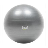 Balon Yoga Pilates Everlast Premium 55 Cm + Bombin Color Gris