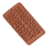 Molde De Silicona Para Chocolate, Diseño Letras !