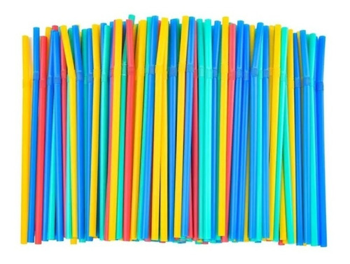 Dada® Bombilla 100% Reutilizable Colores Pack X 100un 26cm