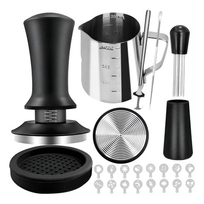 Set De Tamper Manual Espresso De 58 Mm, Kit De Barista %%$$