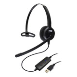 Headset Usb Voip Com Cancelador De Ruídos Dh-80 - Zox