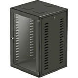 Mini Rack Telecom E Cftv Aço Porta Acrílica, Chave 12u 470mm