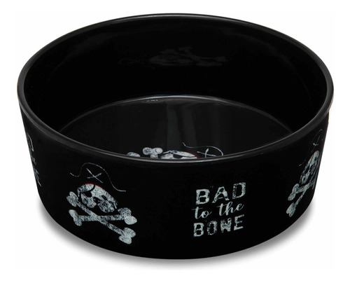 Loving Pets Dolce Moderno Bad To The Bone Cuenco Para Perros