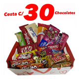 Cesta De Chocolates Grandes Marcas Premium- 682g