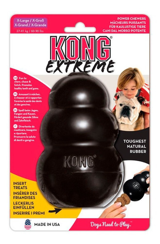 Juguete Kong Extreme Para Tuperro Talla Xxl Extra Resistente