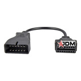 Ficha Adaptador Daewoo Gm 12 Pines A Obd2 16 Pin Jdm