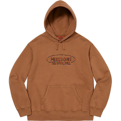 Sudadera Supreme X Missoni® Hooded Sweatshirt Original L Brown