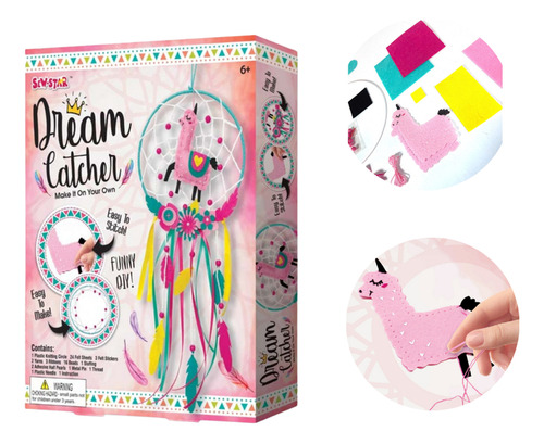 Manualidades Arte Niña Crea Kit Atrapa Sueños Construcción