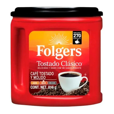 Café Folgers Tostado Y Molido Clásico Presentación De 816g | Envío gratis
