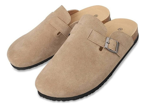 Zuecos De Gamuza Para Hombres Y Mujeres, Zapatos Tipo Papa