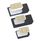 Adaptador Nano Micro Chip Sim Celular X3 + Clip iPhone Y Mas