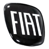 Emblema Volante Fiat Punto Fundo Preto 2010