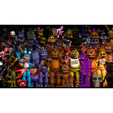 Poster Painel, Fnaf Five Nights At Freddy's  Personalizamos
