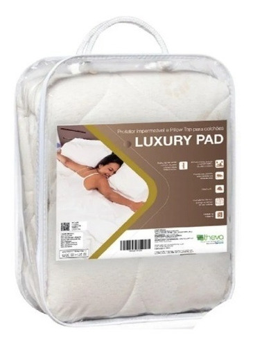 Capa Impermeável Luxury Pad Ultra Colchão De Solteiro  Theva