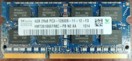 Memoria  Portátil Ram/4gb/ddr3 - 1 Sk Hynix Hmt351s6efr8c-pb