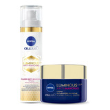 Kit Luminous Día Y Noche Fluido Antimanchas + Crema Noche