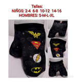 Boxer Niño ,ropa Interior Superhéroes, Batman Irón Man 
