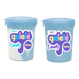 Gelelé Slime Candy Soft + Candy Color - Kit Cor Azul