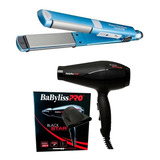 Kit Plancha + Secador Pelo Profesional Babyliss Titanium