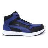 Tenis De Seguridad Puma Safety Para Caballero Pm-084azul 