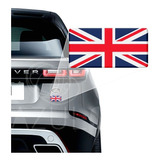 Adesivo Bandeira Inglaterra Uk Land Rover Resinado Kit 5pçs