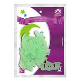 Kit 24 Adesivo Brilham Escuro Fluorescente Infantil Figuras