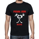 Polera Pearl Jam. Alive