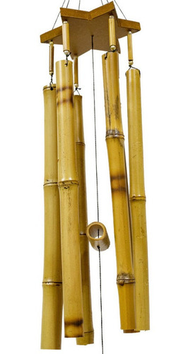 Mensageiro Bambu Sino Dos Ventos 6 Tubos Estrela