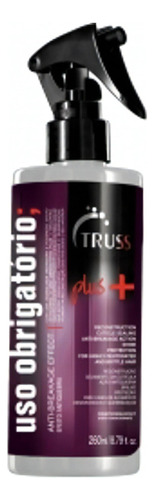 Truss Uso Obrigatório Plus+ 260ml Finalizador Reconstrutor 