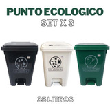 Punto Ecológico Set X 3 Canecas P - Unidad a $15544