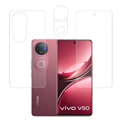 Micas De Hidrogel Del Y Tras + Mica De Cámara Para Vivo V50 | Meses sin interés