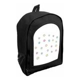 Mochila Negra Nena Nene Jardin/ Preescolar Baby Ar12