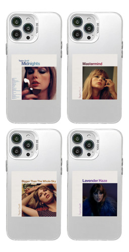 4pcs Midnights Taylor Swift Funda Para iPhone Case Mca4-5