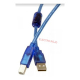 Cable Usb 2.0 Para Impresora Scanner Azul 5 Mts Lanus