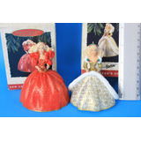 Lote 2 Barbie Hallmark Keepsake Ornament Adorno Navideño