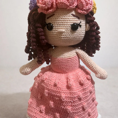 Muñeca Amigurumi Tejida Crochet Ramo Reversible