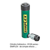 Cilindro Pistón Hidráulico Simplex R 108 (10 Toneladas).