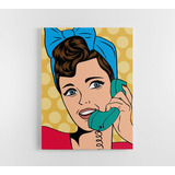 Cuadro En Lienzo Tayrona Store Comic Pop Art 001 30x40cm