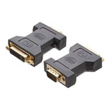 Adaptador Dvi-i Dual Link 24+5 Fêmea P/ Vga 15 Pinos Macho