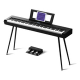 Starfavor Piano Digital De 88 Teclas Con Peso, Teclado De Pi