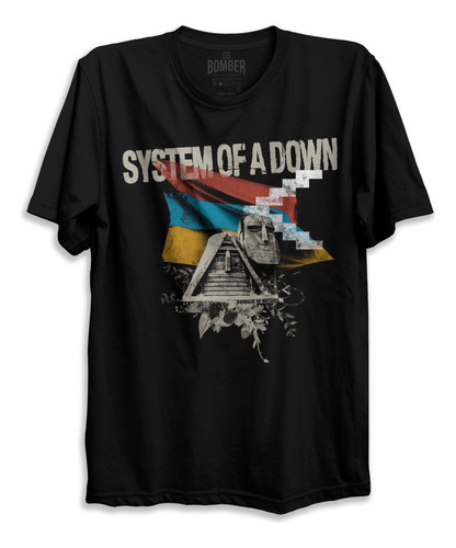 Xx Camiseta Bomber System Of A Down Ref. 587 Plus Size