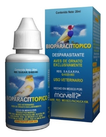 Bioparacit Tópico (desparasitante) 20 Ml Marvell Alamazonas