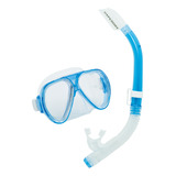 Kit Máscara/snorkel Uc-2546 Y Aletas Liberator Tusa 