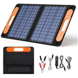 Panel Solar Portátil 60w Para Estación De Energía, Cargador 