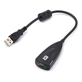 Adaptador De Audio Externo Navor Usb [tarjeta De Sonido] De